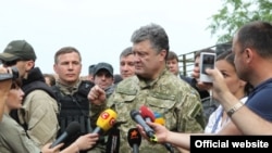 Робоча поїздка на Донбас президента України Петра Порошенка, 20 червня 2014 року
