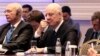 UN Special Envoy for Syria Staffan de Mistura attends the plenary session of Syria peace talks brokered by Iran, Russia and Turkey in Astana on November 29, 2018. (Photo by Stanislav FILIPPOV / AFP)