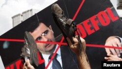Протести против режимот на сирискиот претседател 