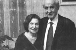 Goar Vartanian with her husband, Georg