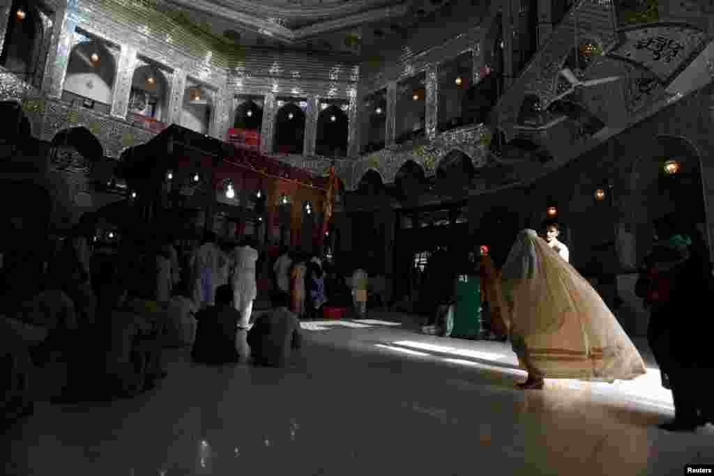 The interior of the shrine in 2013.&nbsp;Sufism has come under increasing attacks in recent years by hard-line Islamists who believe Sufis are heretics.&nbsp;