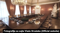 Sala za održavanje sjednica Vlade Hrvatske