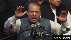 Former Pakistani Prime Minister Nawaz Sharif