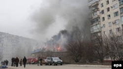 Мариуполь шәһәре утка тотылганнан соң