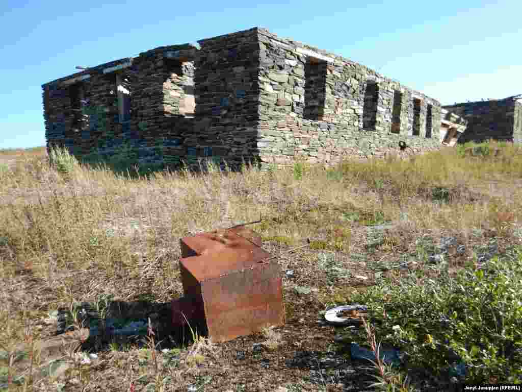 3. The closer view of a building at the transit station, Chaunskydistric,t Chukotka, Russia