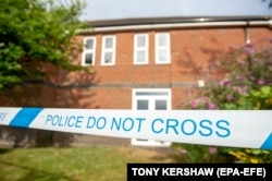 Дом в Эймсбери, в котором были обнаружены двое пострадавших. 4 июля