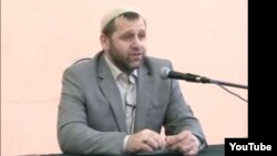 Ingushetian imam Khamzat Chumakov gives a sermon in Rostov-on-Don in May 2012.