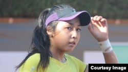 Теннисистка из Казахстана Зарина Дияс.
