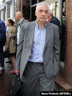 Božo Prelević, advokat, bivši ministar polisije Srbije