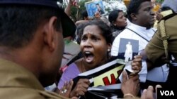Policija Šri Lanke obuzdava demonstracije