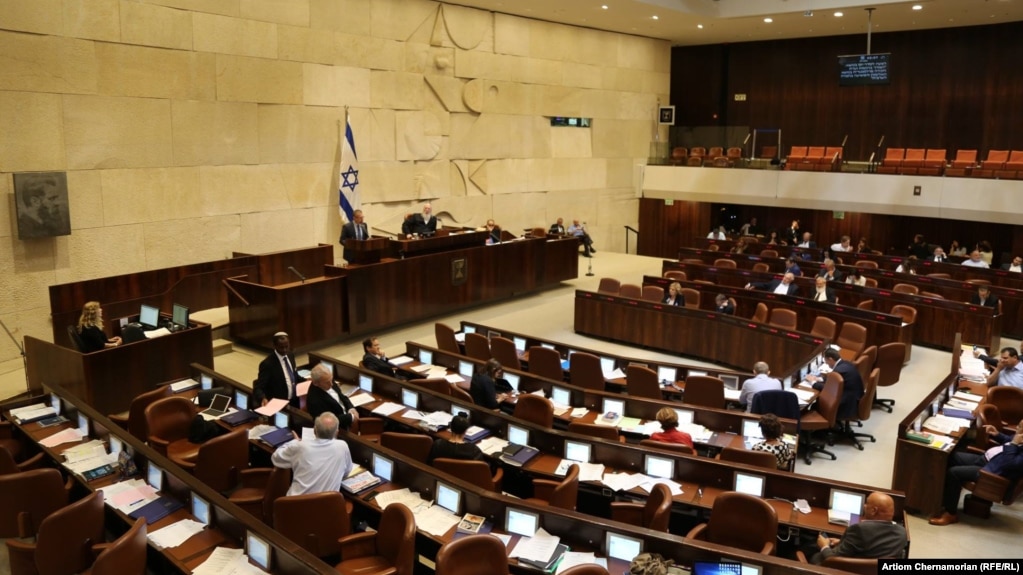Зал заседаний парламента Израиля