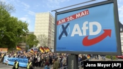 Marš pristalica i članova AFD-a u Nemačkoj