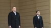 Президенти України та Азербайджану Володимир Зеленський (п) та Ільгам Алієв, Баку, 17 грудня 2019 року