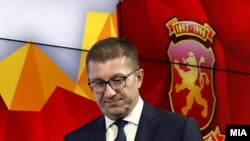 Прес-конференција на Христијан Мицкоски