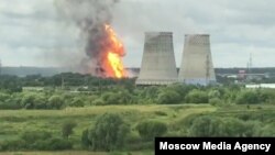 Митишчи шаҳридаги “Шимол” иссиқлик электр станциясида чиққан ёнғин.