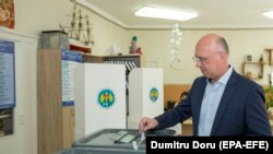 Prim-ministrul Pavel Filip la alegerile din 20 mai 2018 din Chişinău