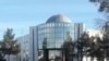 Aşgabat. "Türkmenistan" bankynyň binasy 