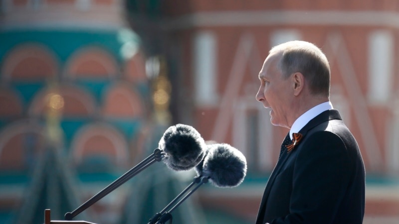 Putin 9-njy maýda harby ýörişiň öňüsyrasynda Birleşen Ştatlary tankyt etdi 
