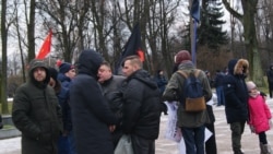 Митинг сотрудников "Метростроя" в Петербурге