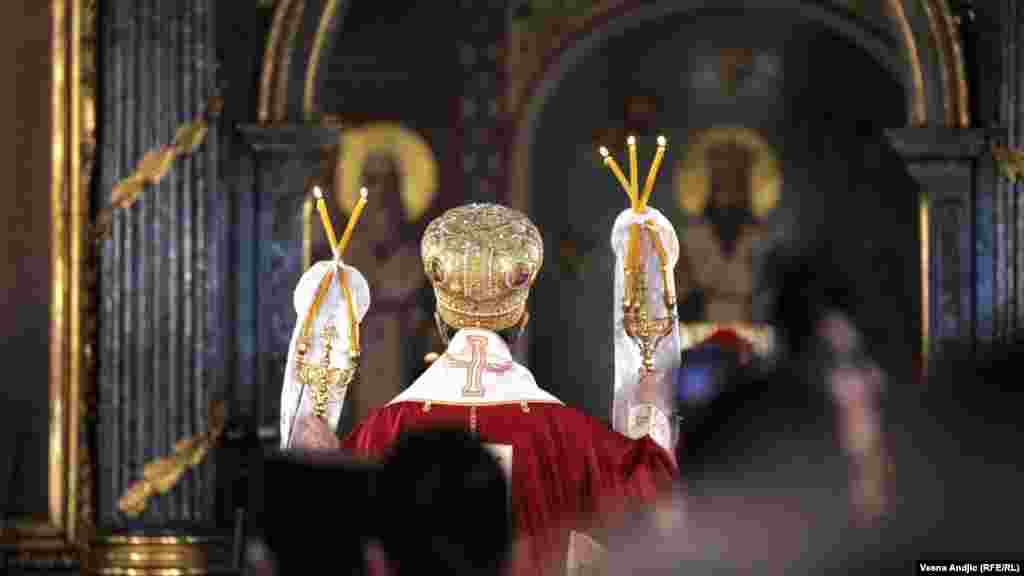 Christmas Liturgy at the Cathedral Church in Belgrade