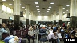 Tehran's railway station, the scene of many tearful good-byes