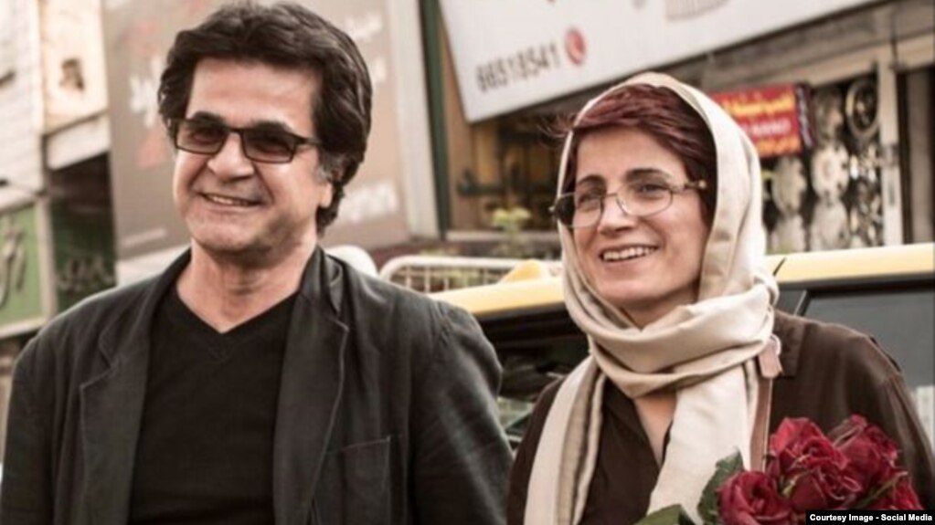 Image result for ‫نسرین ستوده و جعفر پناهی‬‎