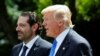 U.S. President Donald Trump (R) and Lebanese Prime Minister Saad Hariri hold a joint news conference after their meeting at the White House in Washington, July 25, 2017