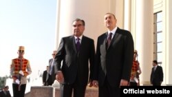 Ильхом Алиев в гостях у Эмомали Рахмона