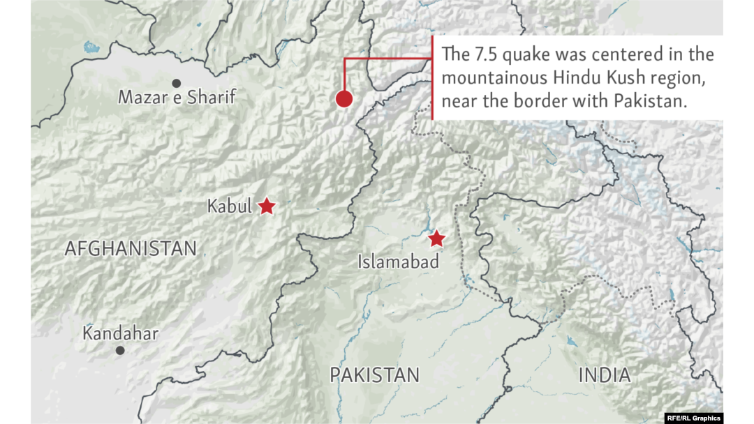 Earthquake Causes Heavy Casualties Damage In Afghanistan - 