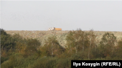 Мусорный полигон вблизи д. Машково Александровского района