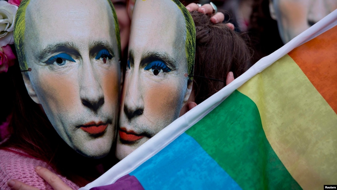 Russia Bans Image 'Hinting' Putin Is Gay