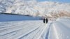 تصویر آرشیف: برفباری های سنگین در ولایت بامیان 