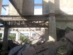 Руины старого здания ОГПУ