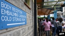 محل شناسایی اجساد قربانیان حمله به هتلی در نایروبی