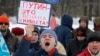 Митинг в Петербурге против системы "Платон"