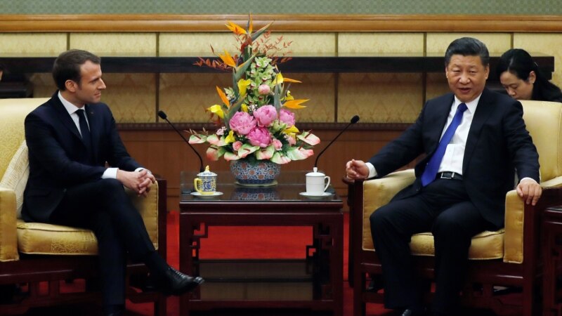 Макрон во прва официјална посета на Кина