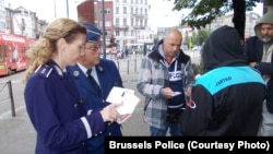 Nicoleta Privantu în patrulare la Bruxelles