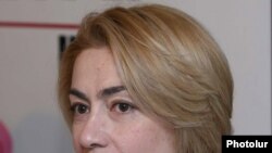 Armenia -- Amalia Kostanian, chairwoman of Anti-Corruption Center, the Armenian affiliate of Transparency International.