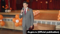 Микола Янакі на святі на честь 40-річчя Цвіточненської середньої школи Білогірського району