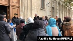 Nazirlər Kabineti qarşısında aksiya