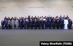 Владимир Путин с участниками Саммита Россия – Африка. Сочи, 24 октября 2019 года