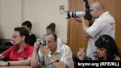Микола Семена на пресконференції в уряді Криму, 2010 рік