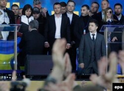 Дебаты Петра Порошенко и Владимира Зеленского 19 апреля 2019 года