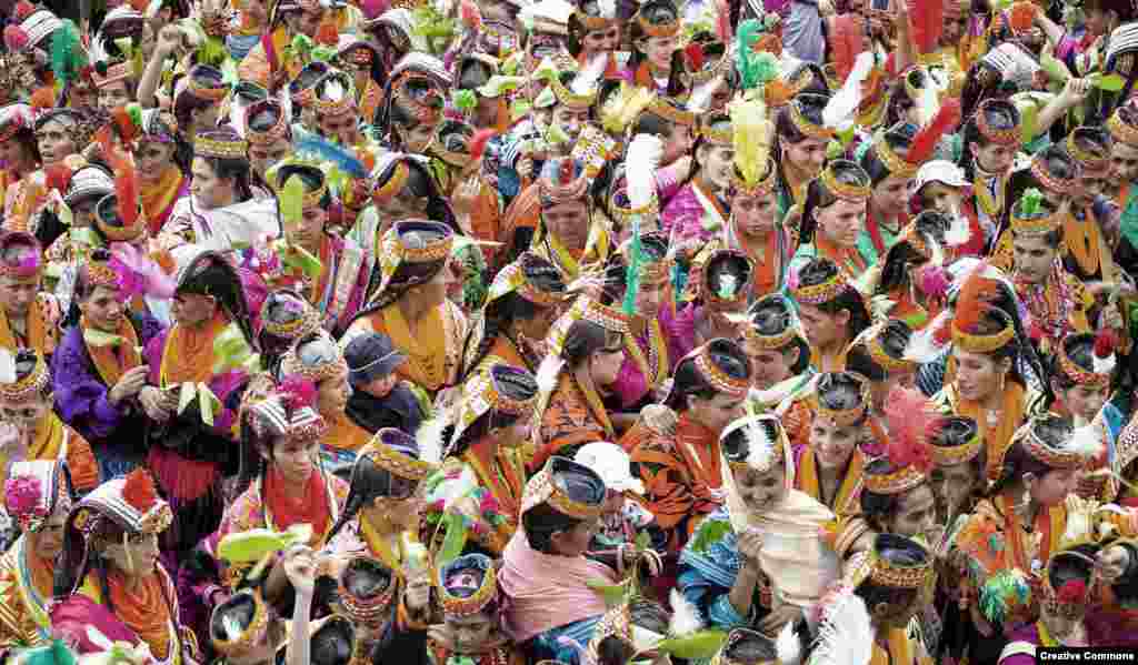 The Kalash are a fair-skinned, bright-eyed ethnic minority, with some of them claiming to be descendants of Alexander the Great’s invading warriors. (Photo by Tariq Sulemani, Creative Commons).