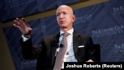 Jeff Bezos, fondatorul Amazon și proprietarul cotidianului The Washington Post