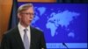 U.S. -- Brian Hook, Director of Policy Planning, speaks to the media about Iran, in the press briefing room at the Department of State, in Washington, June 2, 2018