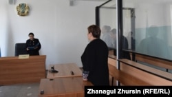Облыстық ІІД басшысының орынбасары Алтай Аңшыбаевтың соты. Ақтөбе, 17 мамыр 2018 жыл