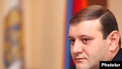 Newly elected Yerevan Mayor Taron Markarian on November 15