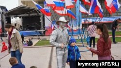 Заходи на честь річниці «кримської весни» в Сімферополі. 18 березня 2018 року
