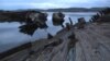Териберка: после шторма на берег выбросило два корабля